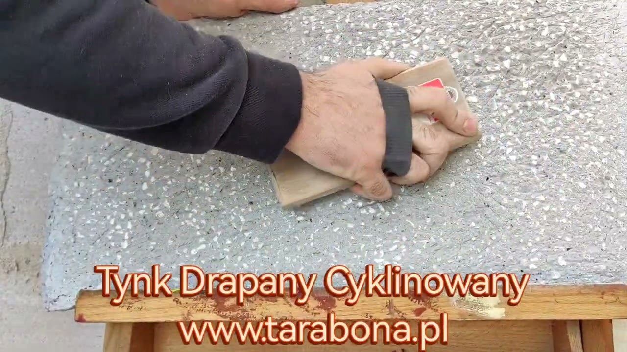 Kratzputz Tynk drapany cyklinowany