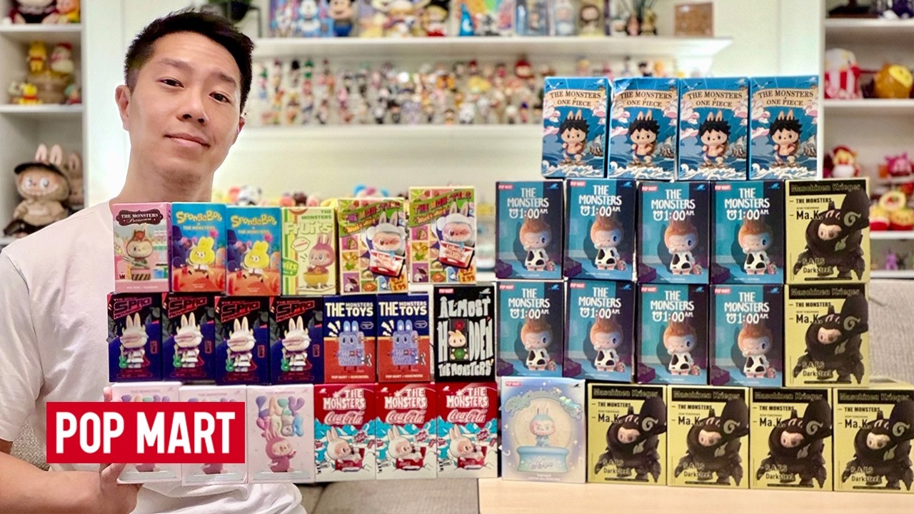 BIGGEST & LONGEST LABUBU UNBOXING!! POP MART THE MONSTERS 2019-2025 History Vinyl Figures Blind Box