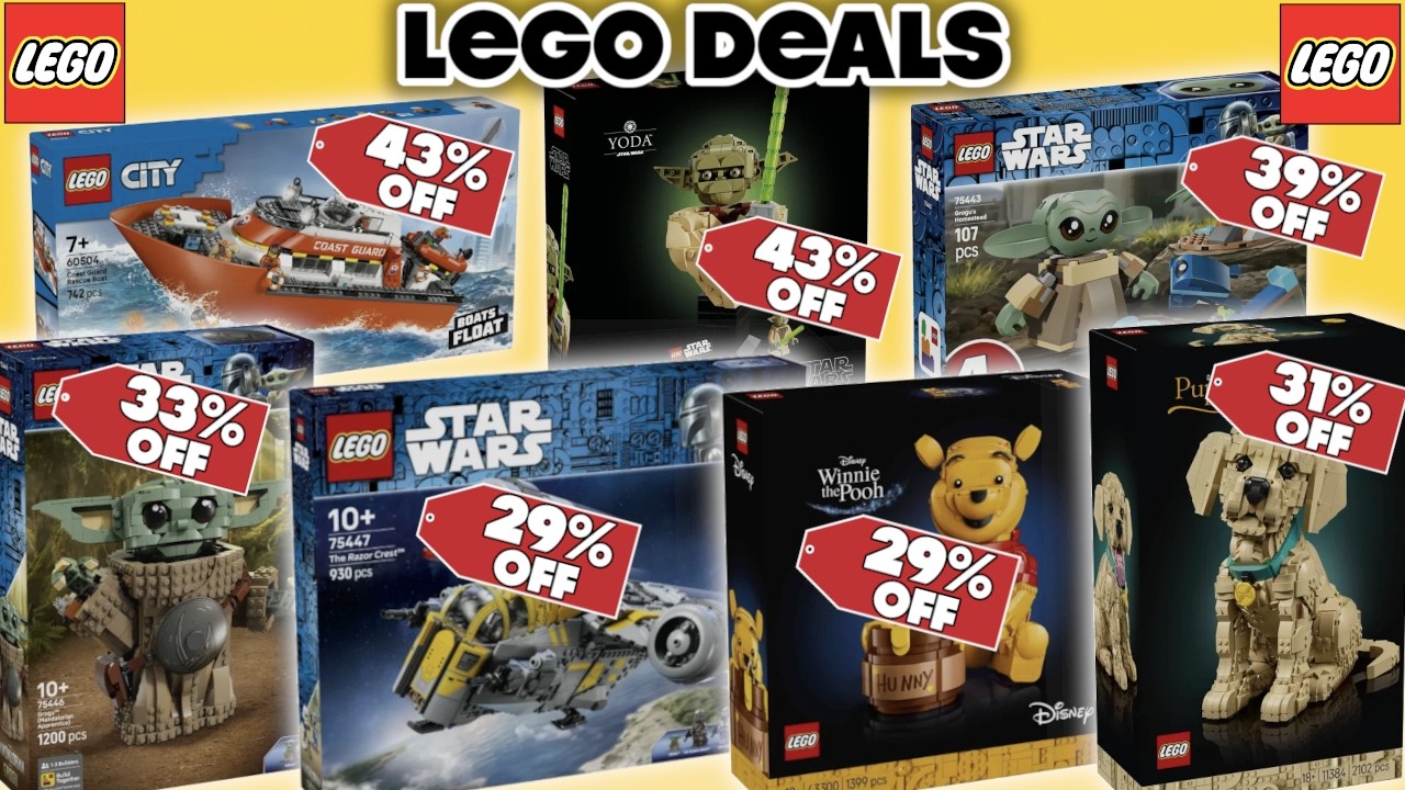 МОЛНИЕНОСНАЯ РАСПРОДАЖА LEGO &mdash; СКИДКИ ДО 43%....ТОРОПИТЕСЬ!
