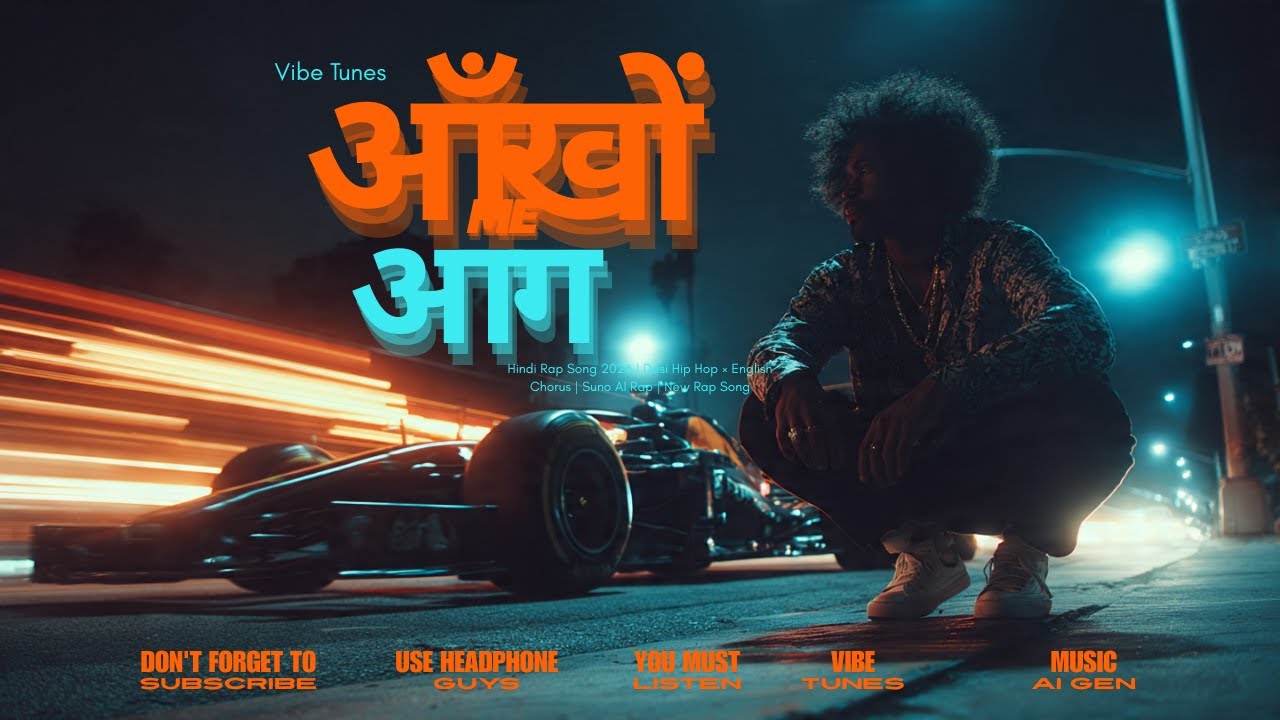 Hindi Rap Song 2026 | Desi Hip Hop × English Chorus| New Rap Song | आँखों में आग | Vibe Tunes
