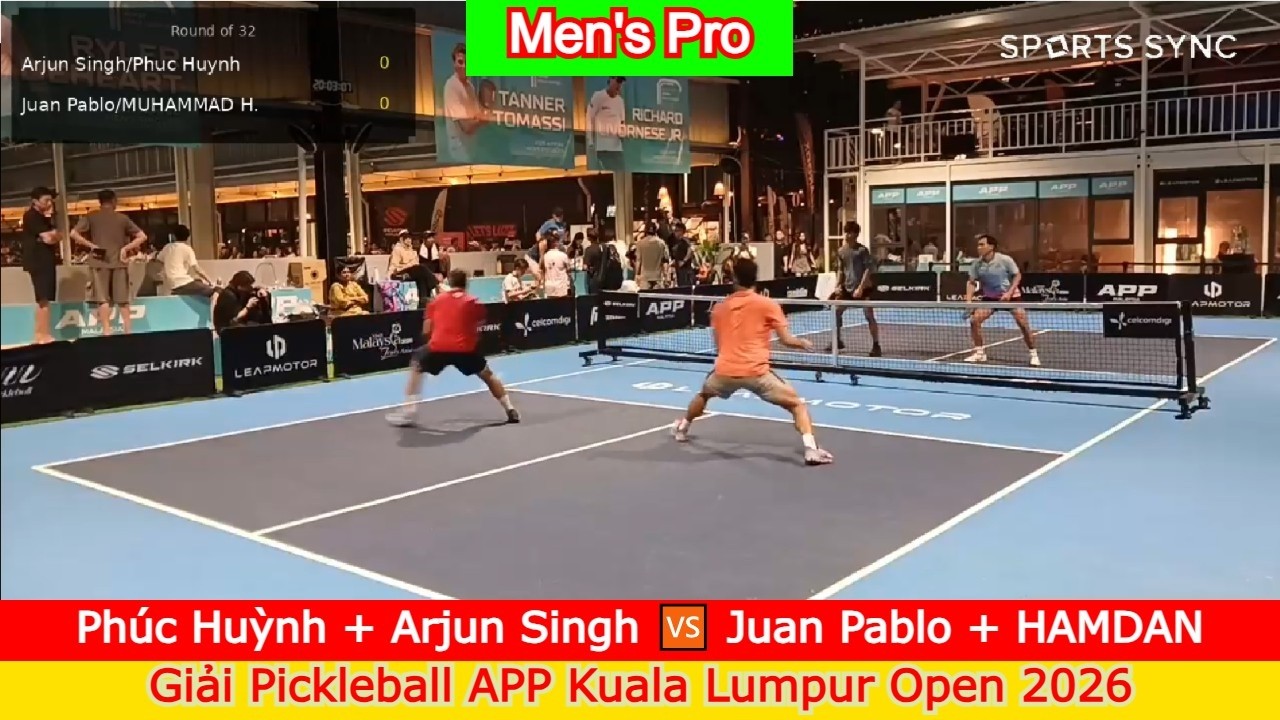 Phúc Huỳnh + Arjun Singh 🆚️ Juan Pablo + Bin Hamdam | Leapmotor APP Kuala Lumpur Open 2026