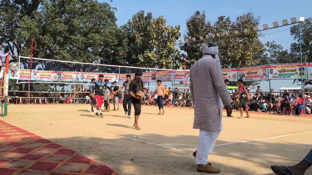 Jamda Shahi vs gorakhpur volleyball tournament match in jamda Shahi 