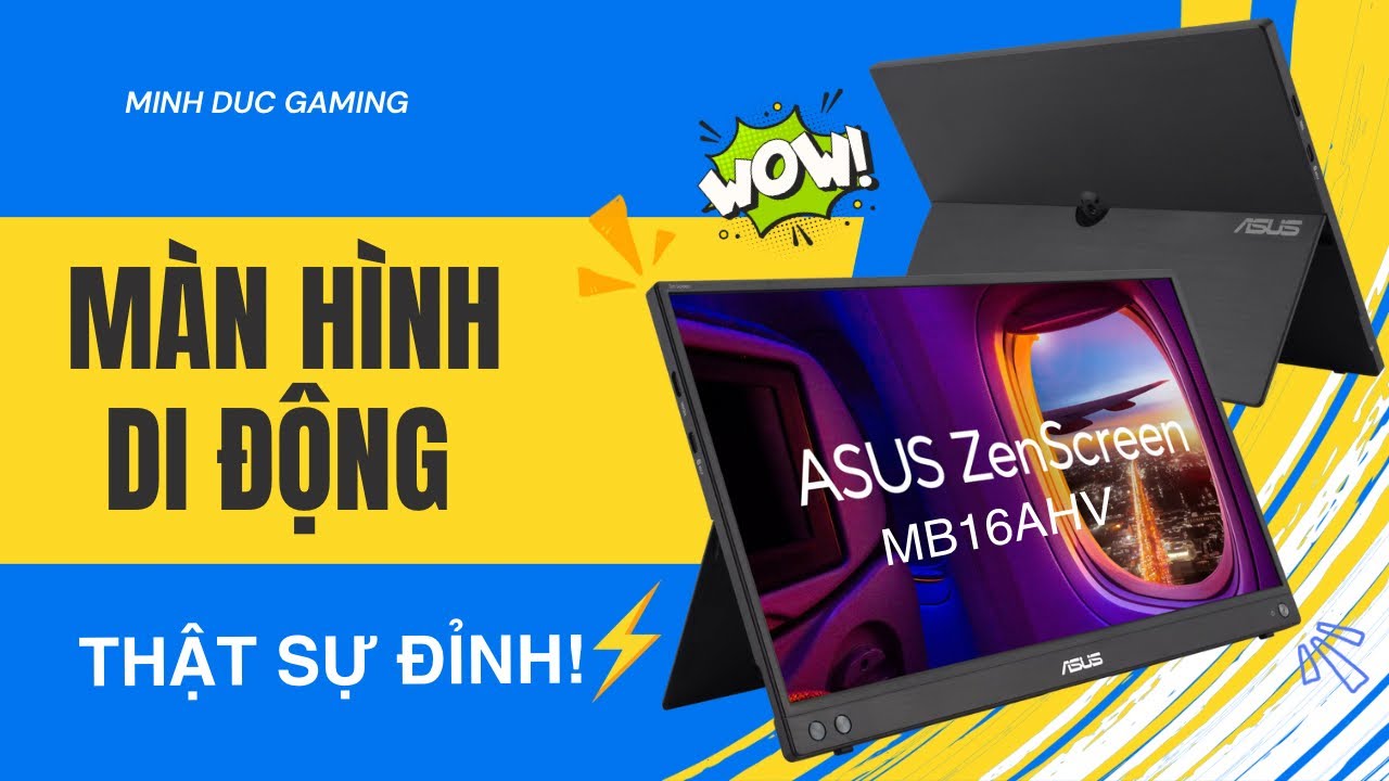 Краткий обзор портативного монитора ASUS ZenScreen MB16AHV — компактный, но качественный!