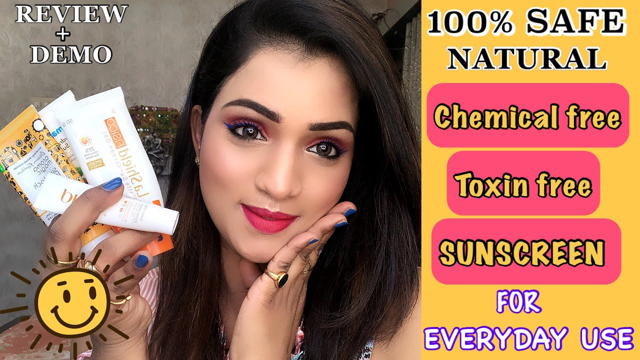 4 Best Sunscreen for oily acne prone skin,dry,combination,sensitive skin| Best sunscreen for summer