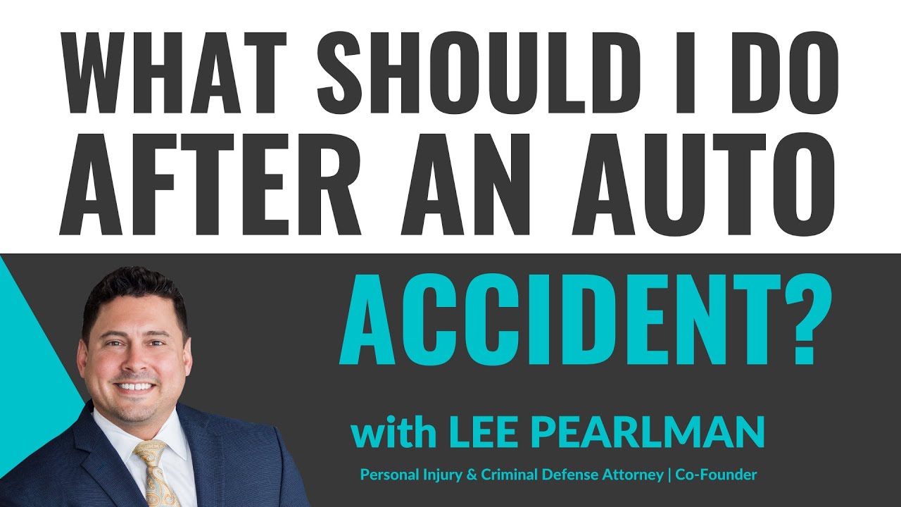 What Should I Do After an Auto Accident