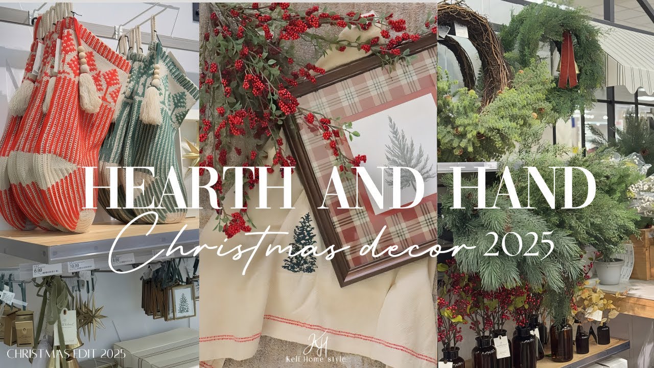 НОВАЯ РОЖДЕСТВЕНСКАЯ КОЛЛЕКЦИЯ HEARTH AND HAND 2025 || TARGET CHRISTMAS: ПОКУПАЙТЕ СО МНОЙ || СТИ...