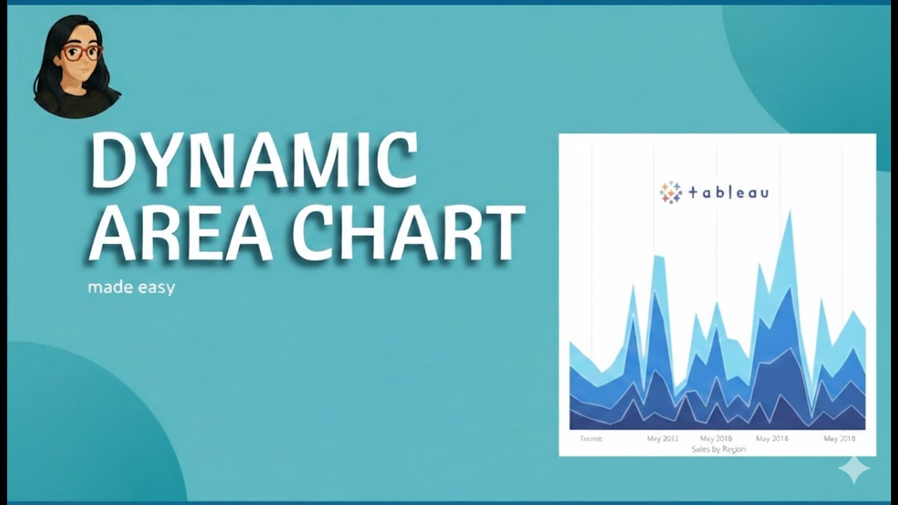 How to Create Dynamic Area Charts in Tableau | Step-by-Step