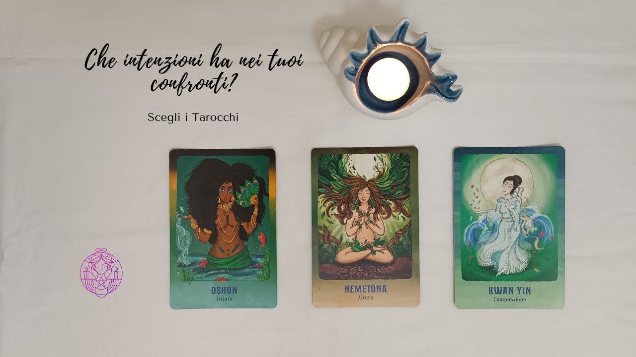 💚🎈 Che intenzioni ha nei tuoi confronti? 🔮 Scegli i Tarocchi