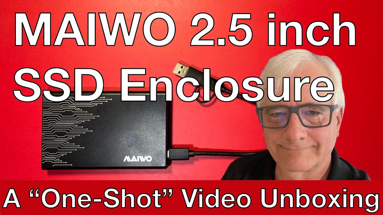 Корпус для SSD-накопителя MAIWO 2,5 дюйма, модель K2568C — видеораспаковка в одном кадре #ssdencl...