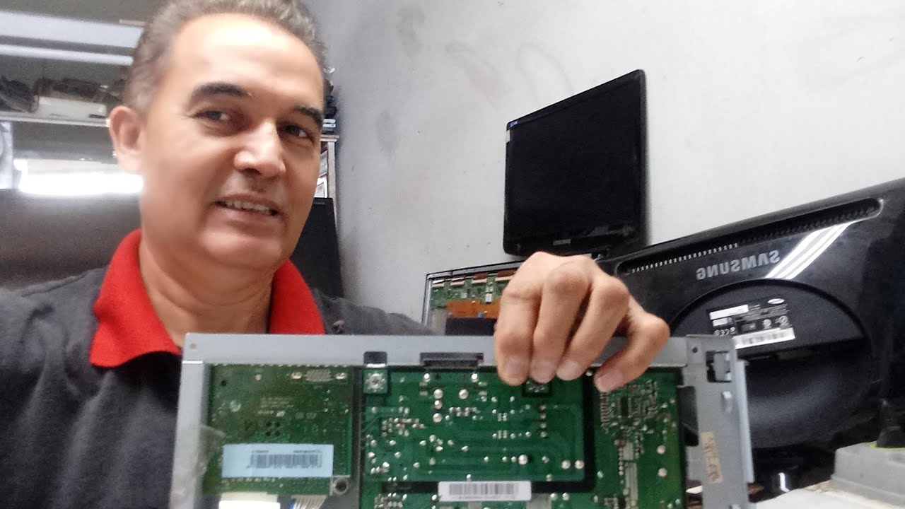 Defeitos básicos no monitor Samsung .