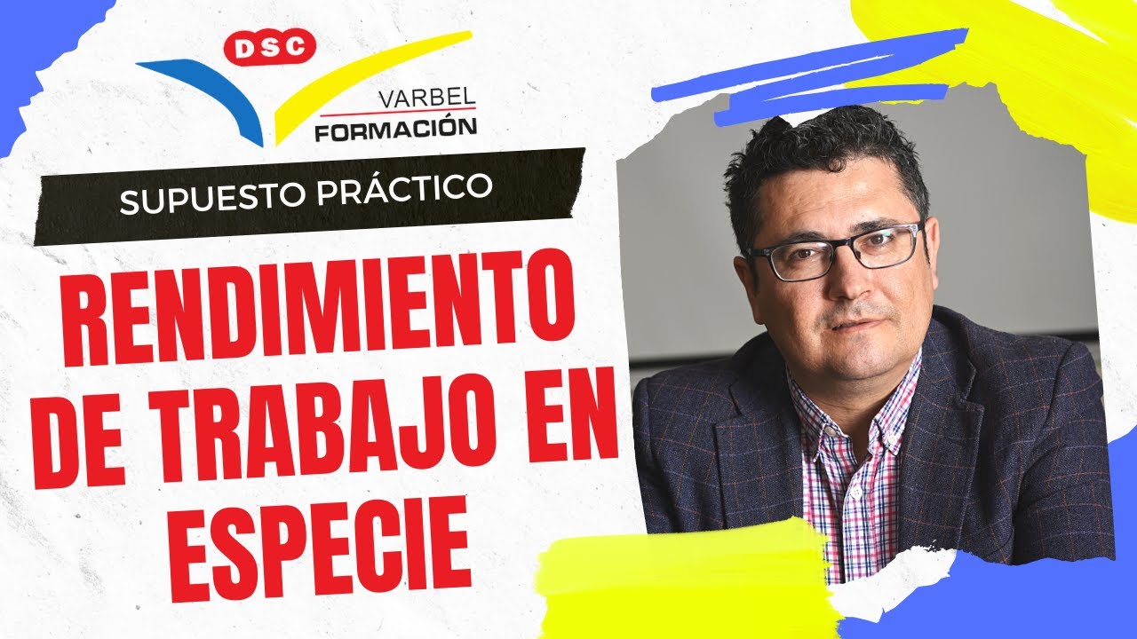 RENDIMIENTO DE TRABAJO EN ESPECIE