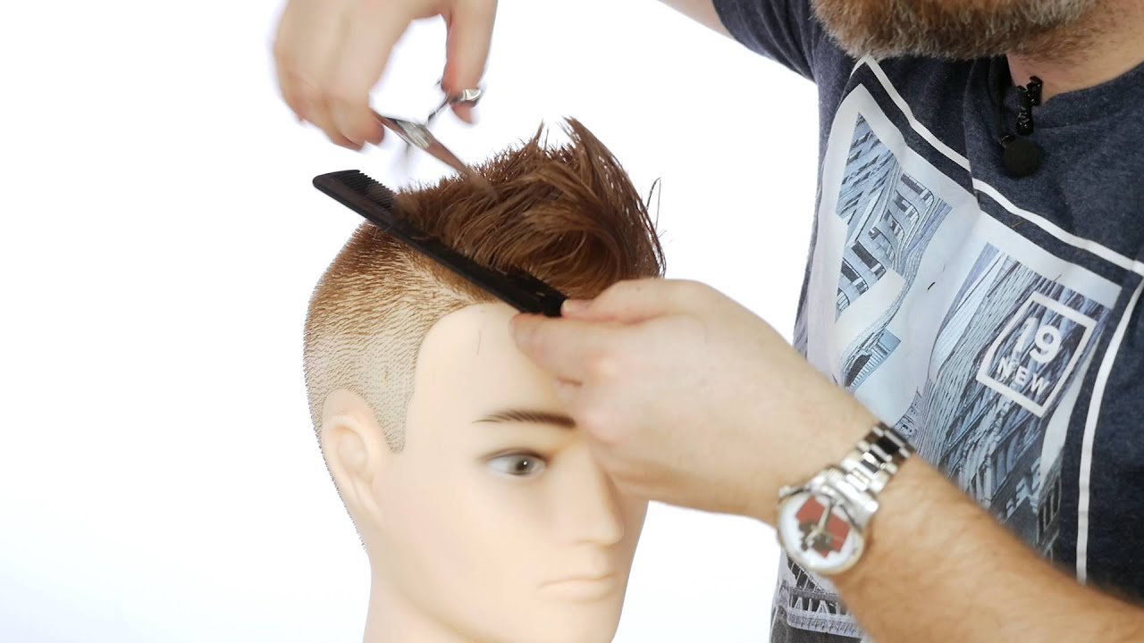 Modern Fauxhawk Pompadour Haircut - TheSalonGuy