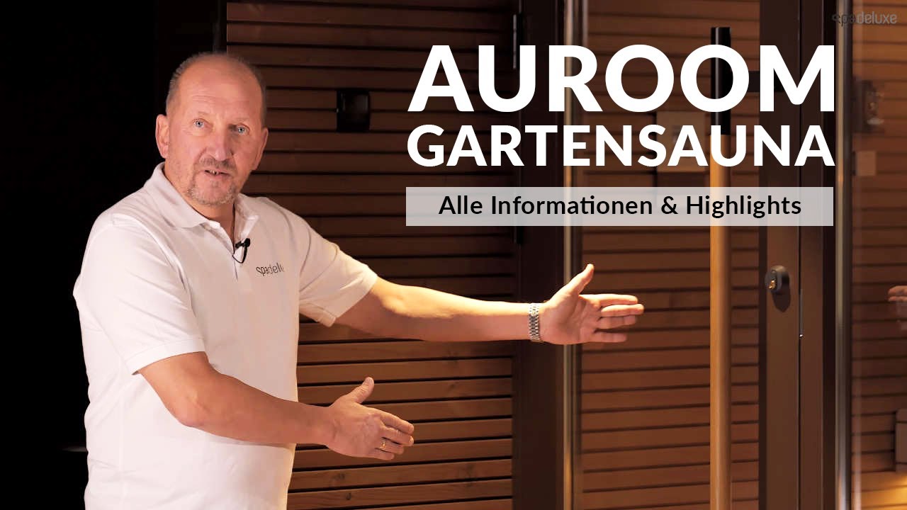 Gartensauna AUROOM Arti - Moderner Saunagenuss für draußen | SPA Deluxe