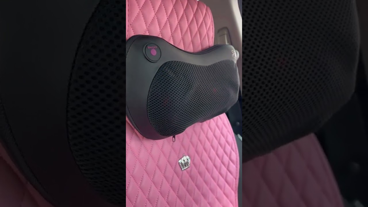 Upgrade your long car rides with a neck/back massager 💆