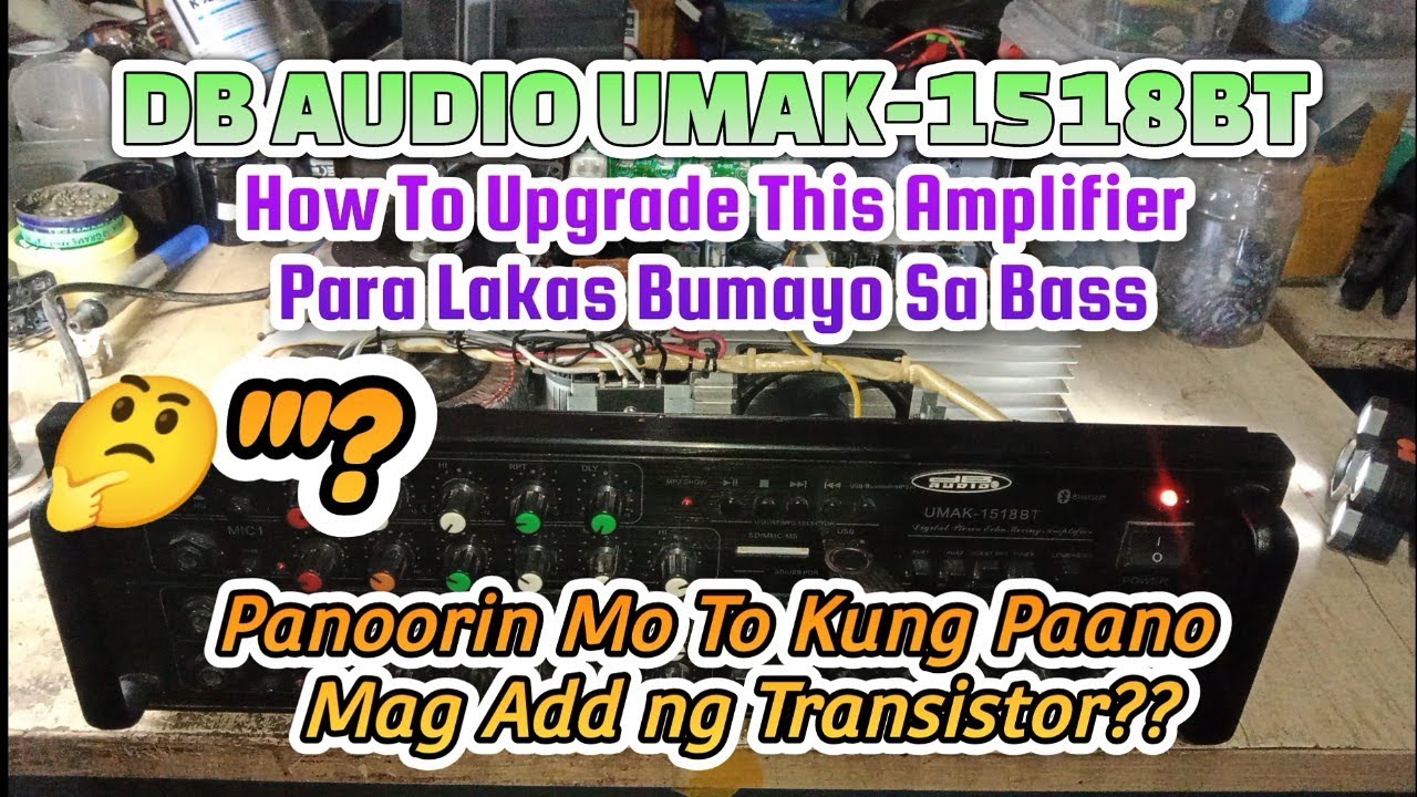 DB Audio UMAK-1518BT Paano E Upgrade Panoorin. #share #repair #recondition #dbaudio