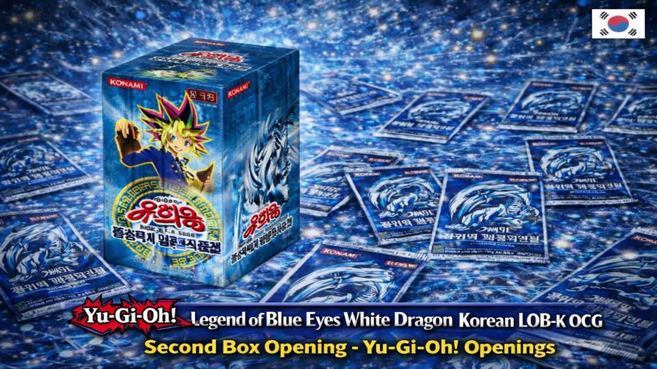 Legend of Blue Eyes White Dragon Korean LOB-K OCG Second Box Opening  - Yu-Gi-Oh! Openings