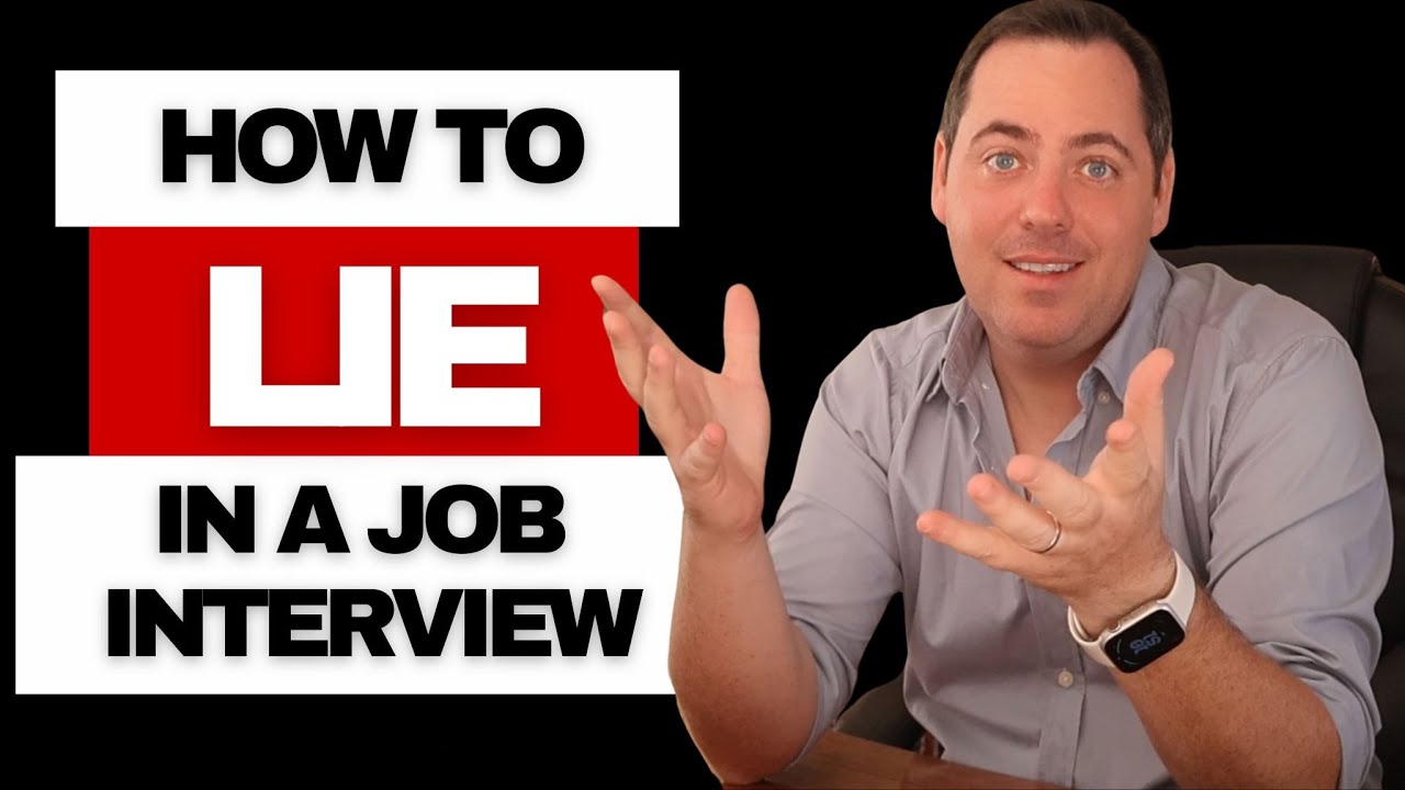 How to Lie in a Job Interview #jobinterview #interviewcoaching