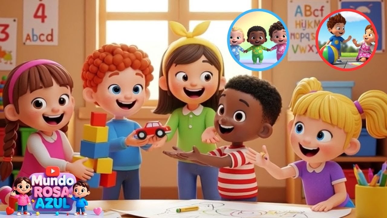 💖 Somos Todos Amigos | Música Infantil Educativa sobre Inclusão 💖