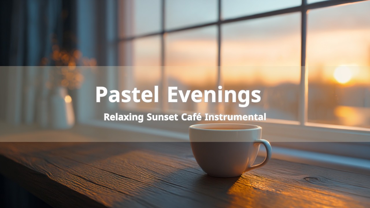 Pastel Evenings – Relaxing Sunset Café Instrumental