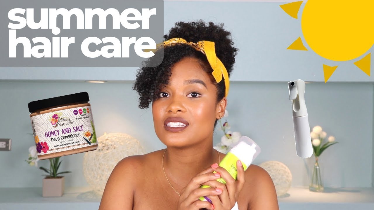 summer hair care: how to maintain curls in the heat || alyssa marie