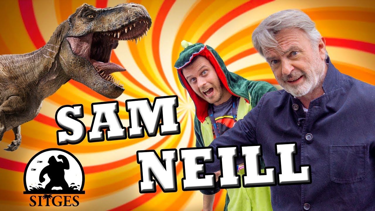 Un dinosaurio entrevista a SAM NEILL (Sitges 2019)