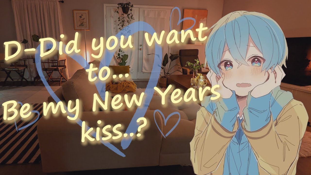[ASMR] Flustered Femboy asks you to be his New Years kiss ~ ♡