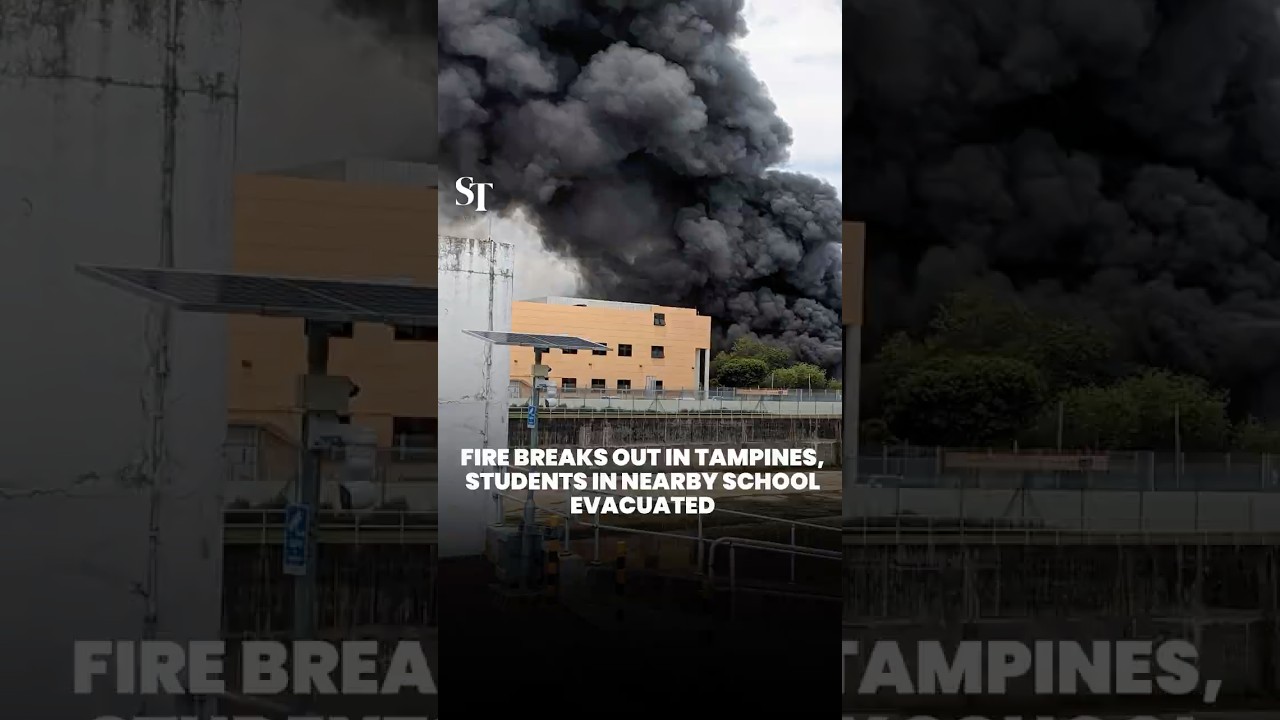 Fire breaks out in Tampines, students from nearby international school evacuated