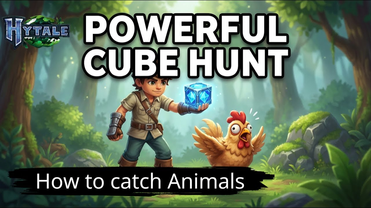 Capturing Animals in Hytale with a POWERFUL Capture Cube