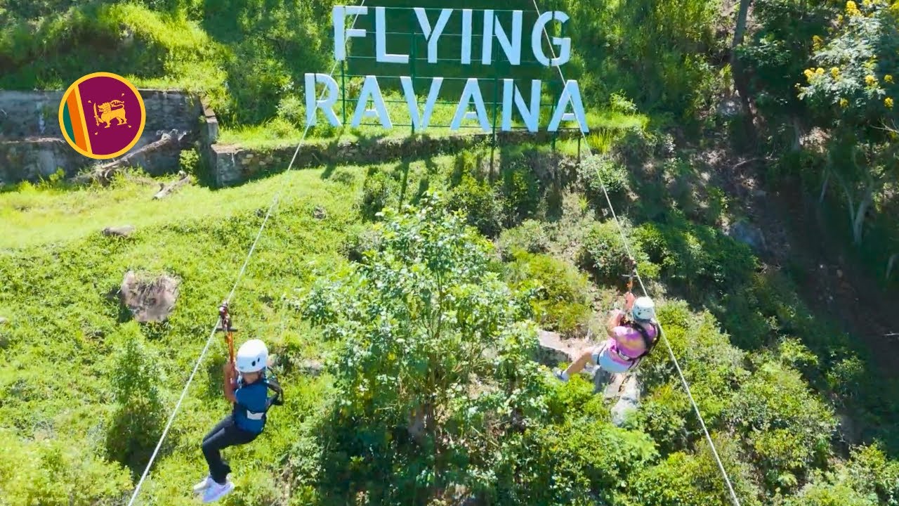 Zipline in Ella - Me and my daughter 🦅Flying Ravana