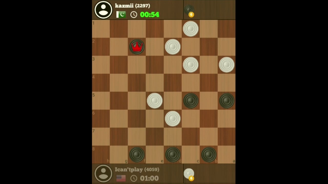How to avoid elbows and exploit them to win in checkers.  Example 8.
