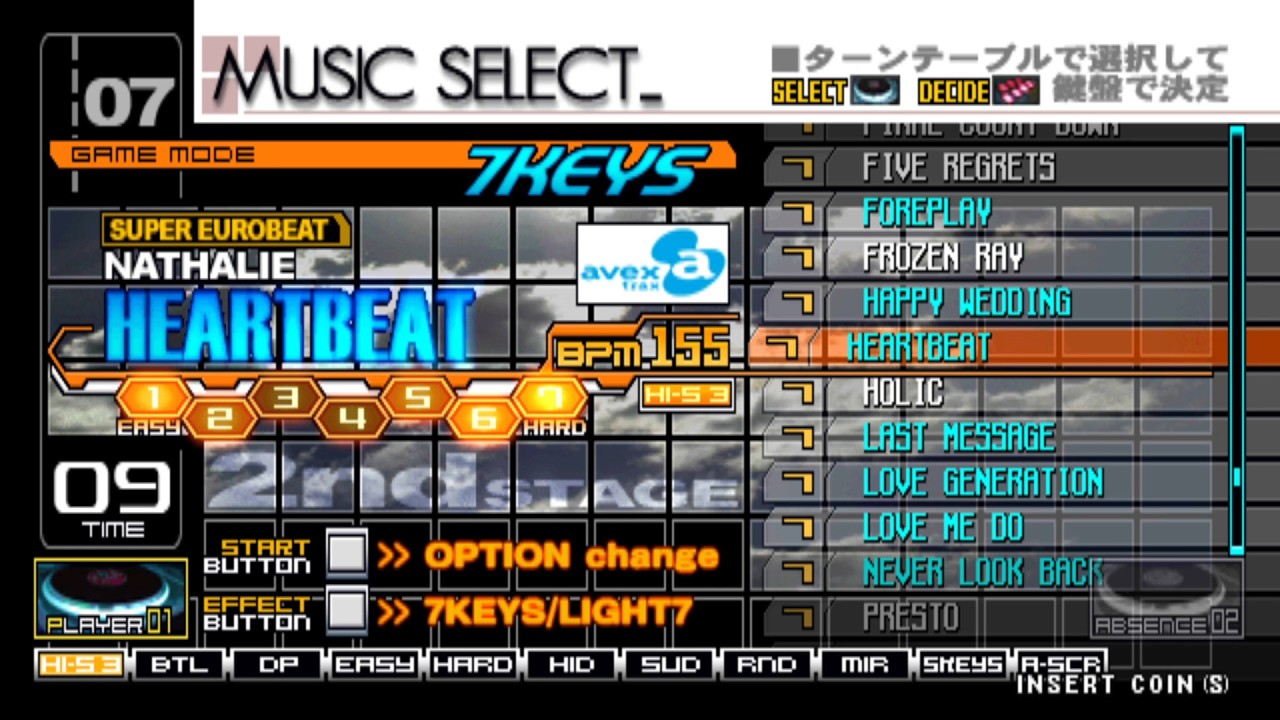 [beatmania IIDX 7th style] HEARTBEAT