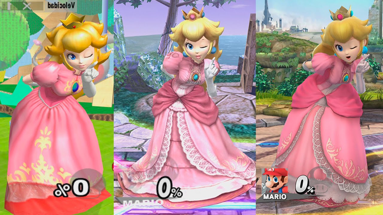 Super Smash Bros Wii U | Peach Evolution