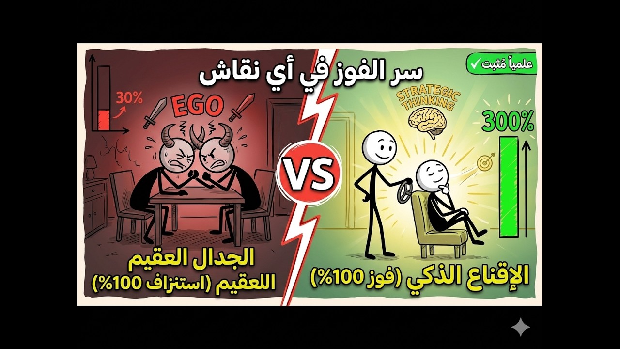 هل تريد أن تكون دائمًا الفائز في أي نقاش؟ إليك الطريقة!