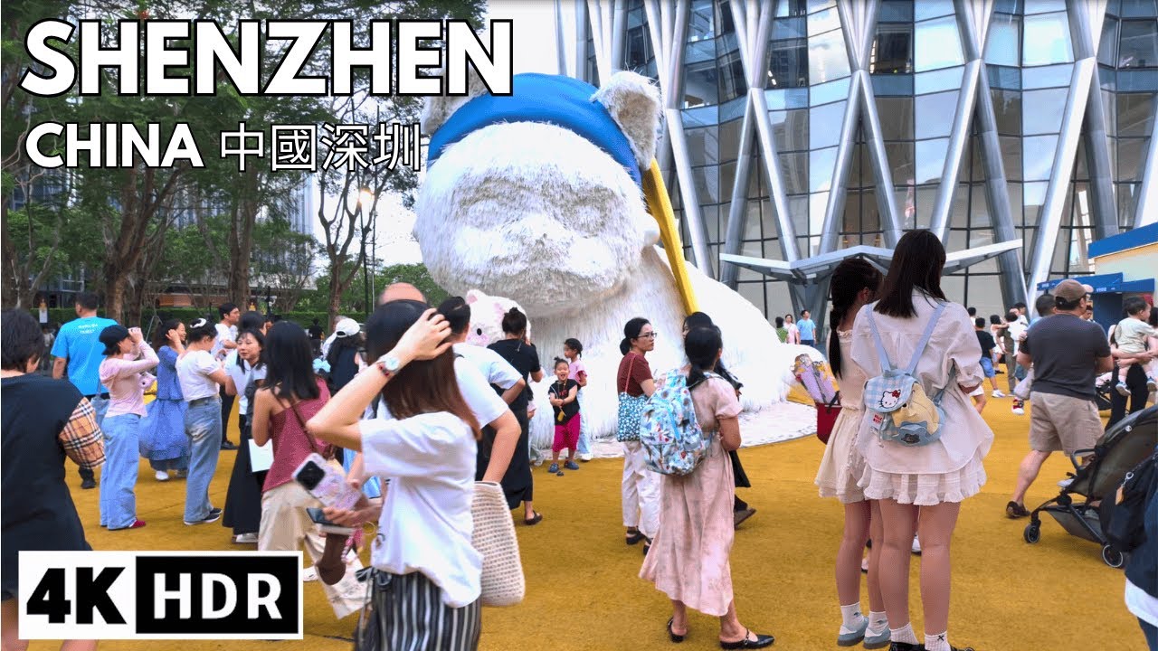 4K HDR Walk through Biggest Shopping Malls in Shenzhen, China street Walking Tour