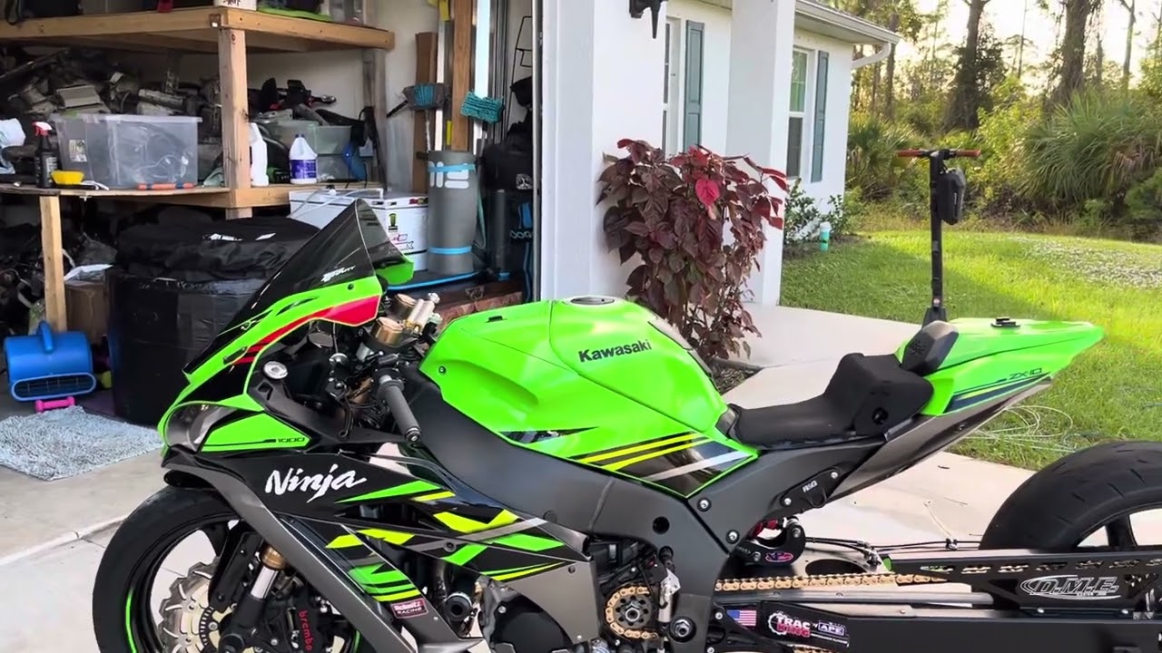 Kawasaki, ZX 10 R Drag Bike / street bike walk around