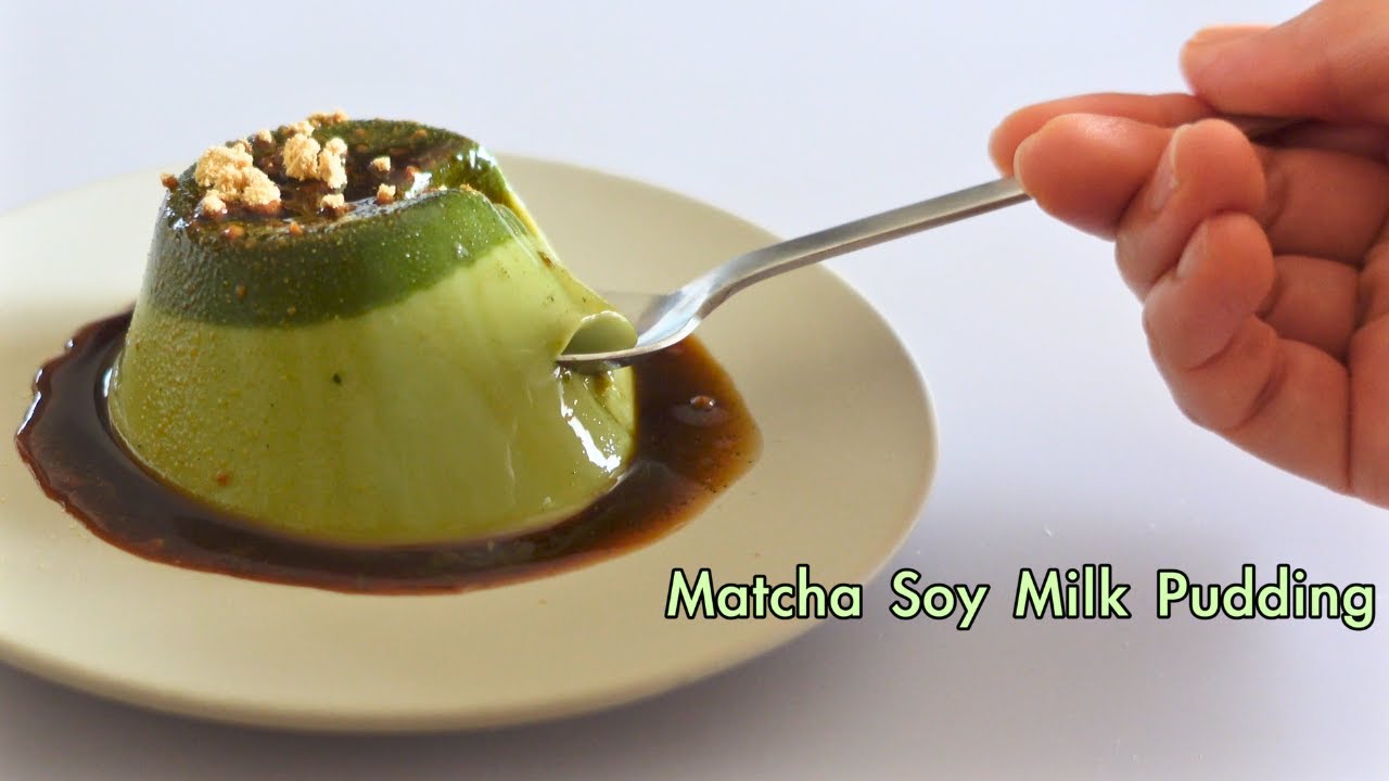 Matcha Soy Milk Pudding
