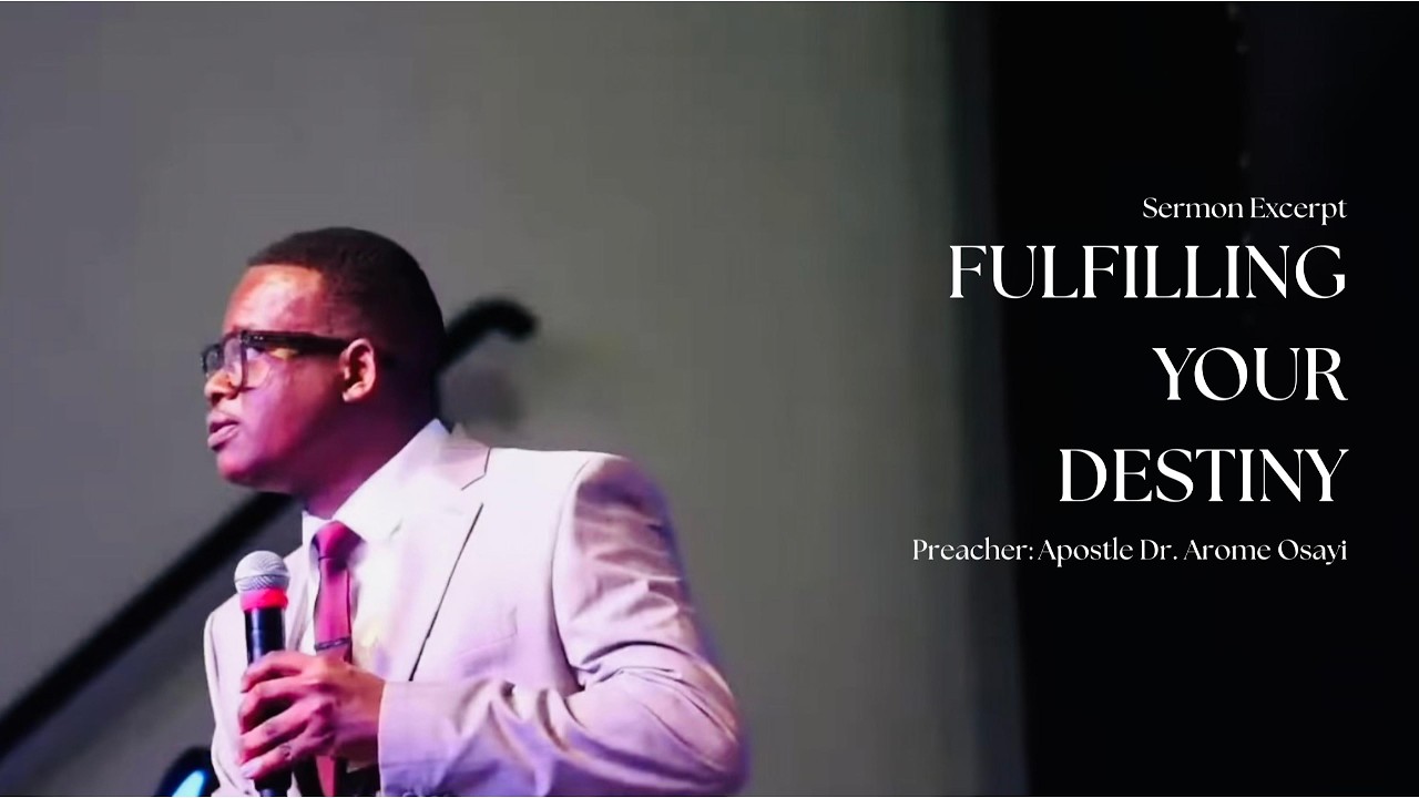 STOP WASTING TIME: Finding and Fulfilling Your Destiny || Apostle Arome Osayi