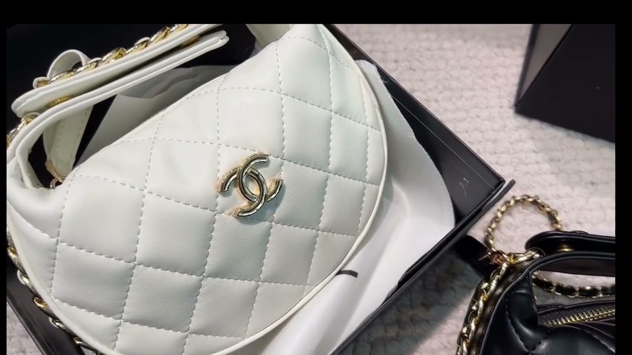 Do you eat dumplings in winter? Chanel 23c hula hoop chain Chanel hand bag