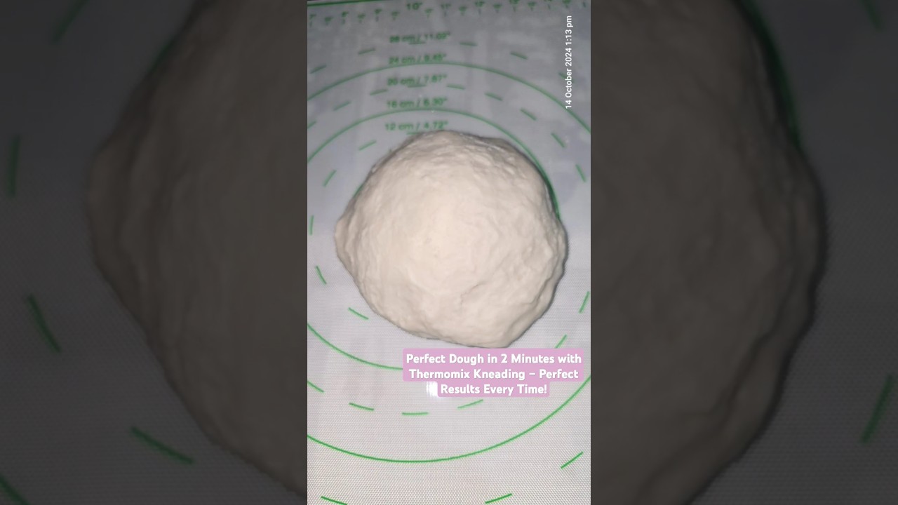Thermomix Perfect Dough in 2 Mins Kneading! #cookidoo #thermomix #dough #80smusic #tm6
