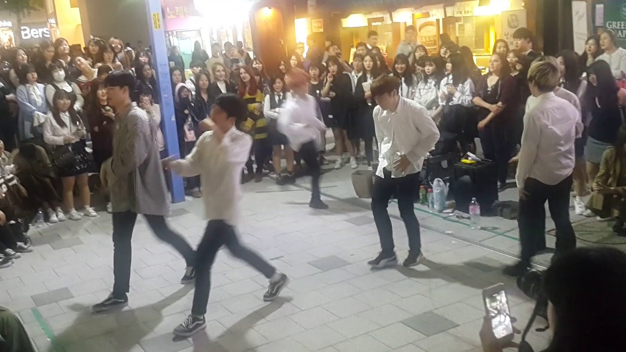 [MAXXAM 맥스] 블락비 ☆Her☆ 커버안무 홍대 댄스 버스킹 20170512금 [Korean Hongdae Kpop Street Dance Busking]
