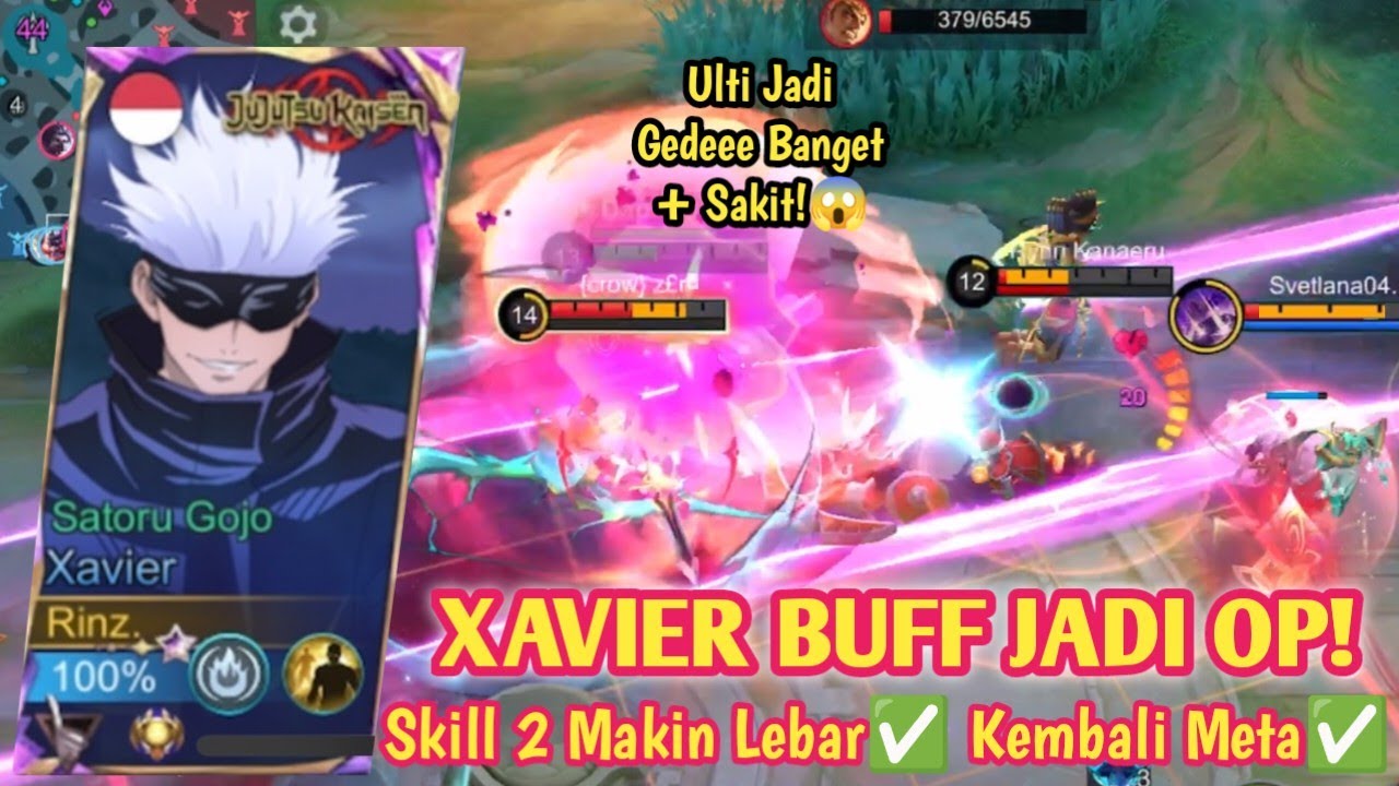 XAVIER BUFF SKILL NYA DIPERLEBAR! JADI MAKIN GAMPANG STUN MUSUH! BUILD XAVIER TERSAKIT 2025 - MLBB
