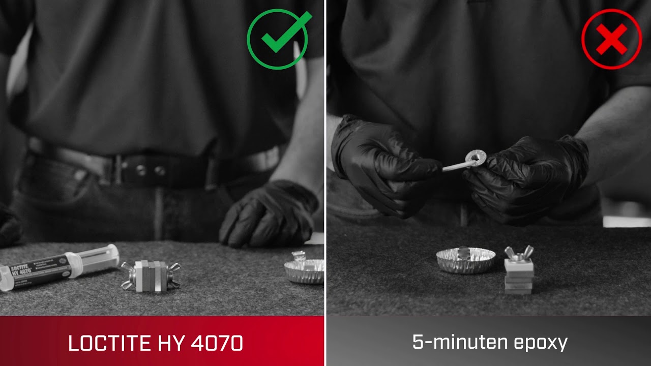 LOCTITE HY 4070 vs. 5-Minuten Epoxy - De veelzijdigste lijm in uw gereedschapskist