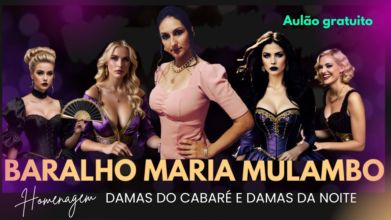 Aulão Baralho Maria Mulambo, Damas da Noite e Damas do Cabaré - Eliane Arthman #baralhomariamulambo