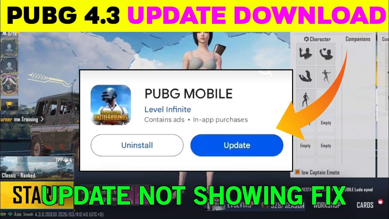 How To Pubg 4.3 Update Not Showing In Play Store | Pubg Mobile Update Problem Solve Play Store