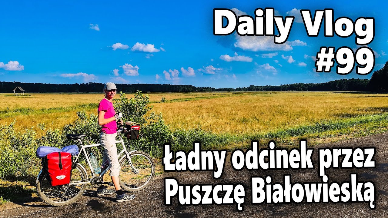 Ładny odcinek Green Velo przez Puszczę Białowieską | #Daily Vlog 99