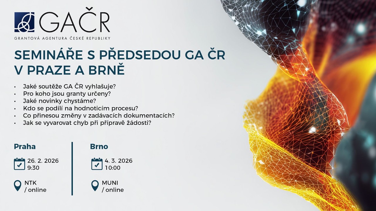 Seminář s předsedou GA ČR v Brně