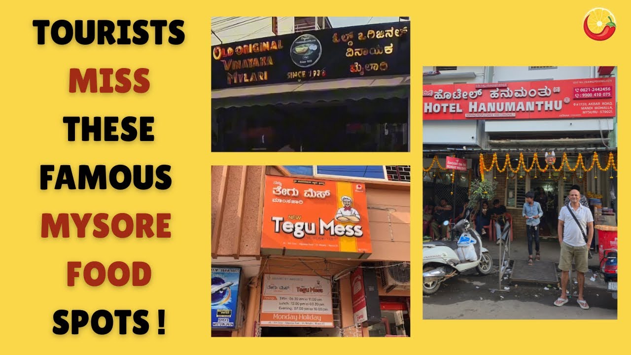 Tourists don’t know these Local Food Spots in Mysore | Local Gems only Locals Recommend
