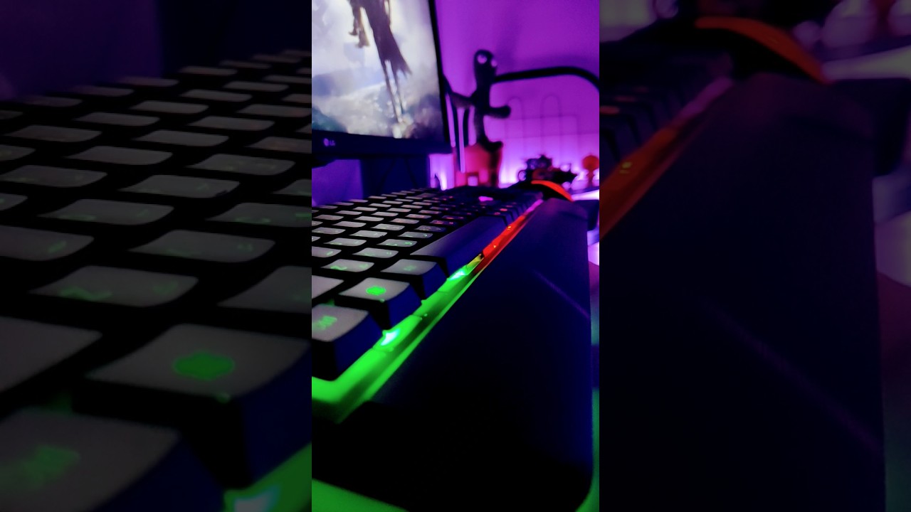 PS4 PC gaming setup #setup 😈😈