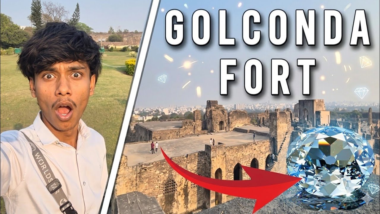 Goleconda fort in hyderabad and kohinoor diamond
