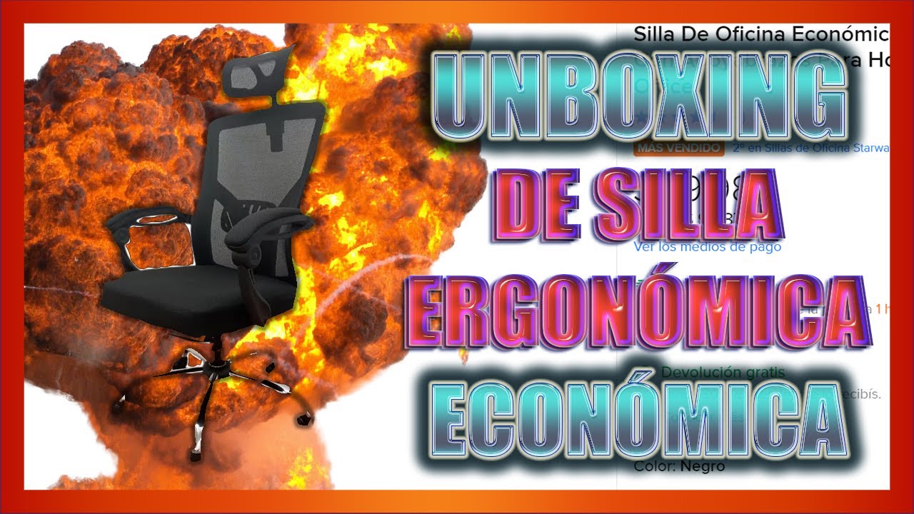 UNBOXING Silla Ergonómica Económica // (¿Silla Ergonómica o silla GAMER?)